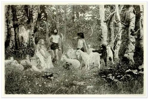 Daphnis et Chloé, eau-forte, 1895.