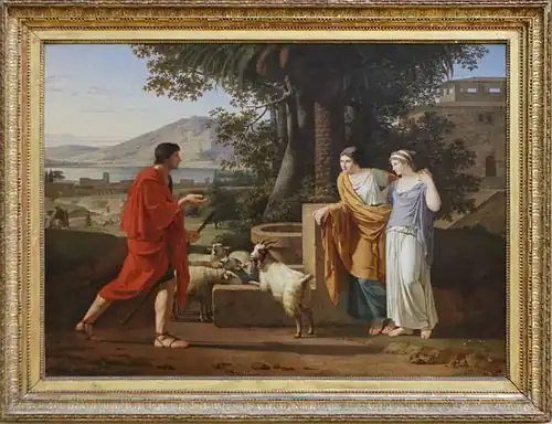 Jacob venant trouver les filles de Laban,Louis Gauffier