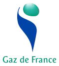 Logo de Gaz de France du 29 octobre 2002 au 21 juillet 2008 (jusqu'à la fusion avec Suez).