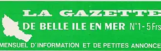 Image illustrative de l’article Gazette de Belle-Île-en-Mer