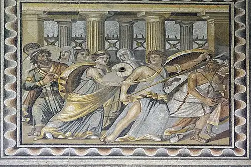 Mosaïque d'Achille