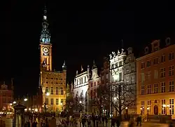 Hôtel de ville de Gdańsk (Pologne).