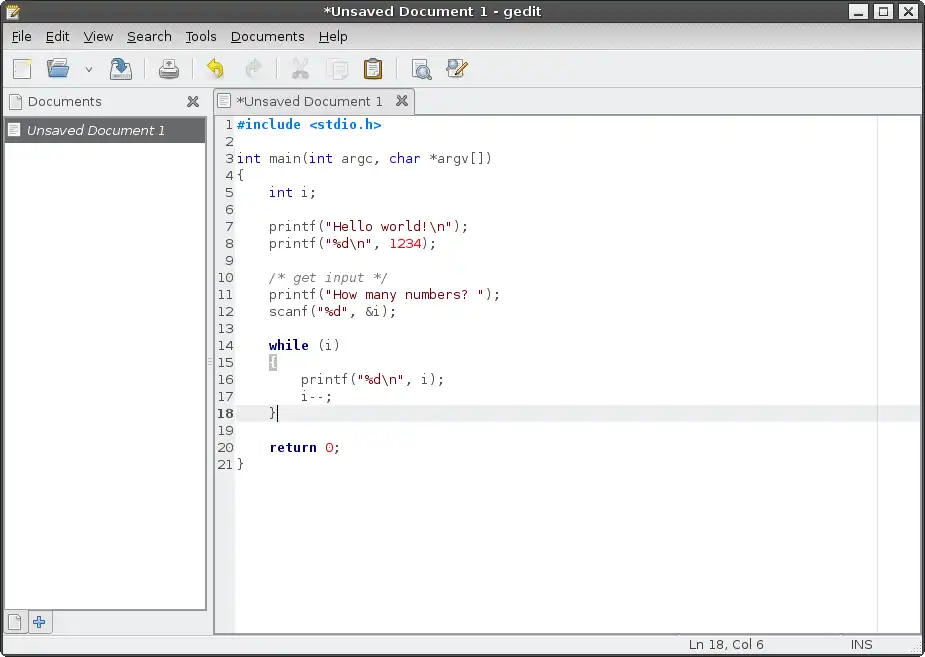 Image illustrative de l’article C (langage)