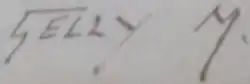 signature de Michel Gelly