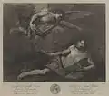 Saint François d'Assise, d'après Ribera (1750, gravure sur cuivre)