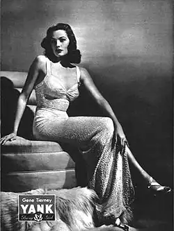 Gene Tierney dans Yank.