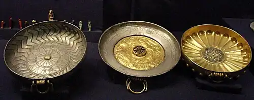 Vaisselle en or et argent d'Oundjebaoundjed