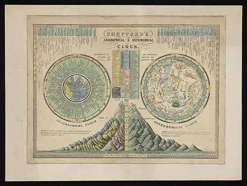 Carte gravée à la main par John Emslie (1850).