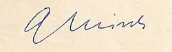 signature de Georg Misch