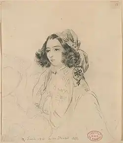 Portrait de George Sand.