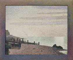 Georges Seurat, Honfleur, un soir, embouchure de la Seine (1886), Museum of Modern Art, New York.