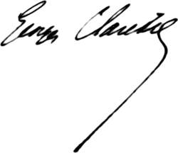 signature de Georges Claretie
