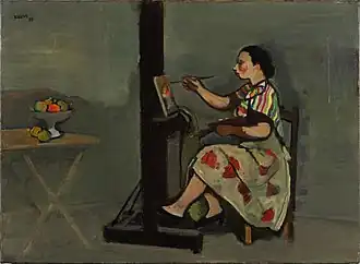 L'Élève au chevalet (1938).