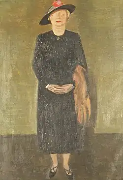 Portrait de Madame Kars (1940).