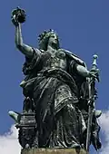 La statue Germania.