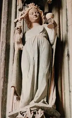 Ecclesia, cathédrale de Fribourg-en-Brisgau, XIVe&nbsp;siècle