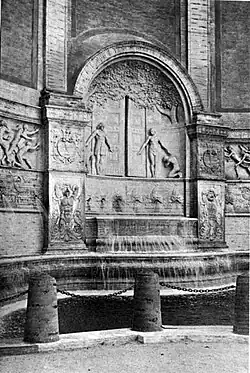Fontaine d'El Dorado, détail, Exposition Panama-Pacifique de 1915