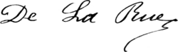 signature de Gervais de La Rue