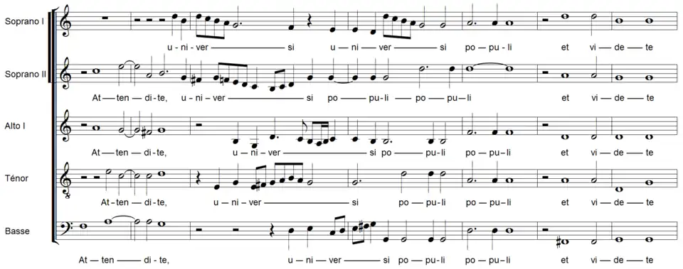 partition pour ensemble vocal
