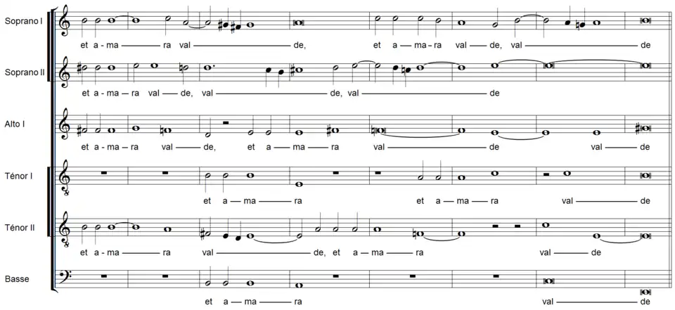 partition pour ensemble vocal