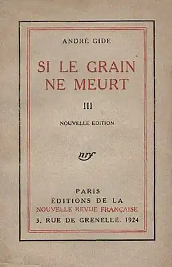 Image illustrative de l’article Si le grain ne meurt