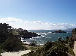 Vue de la pointe ouest.