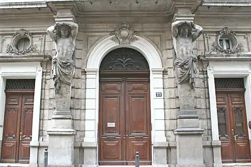 Atlantes, Marseille, no&nbsp;22 rue Breteuil.