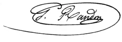 signature de Gilbert Randon