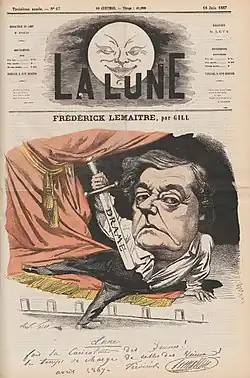 Caricature par Gill (1867).