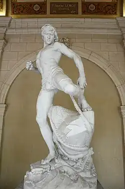 Gilliatt et la pieuvre,  Émile Joseph Carlier (1880-1890)