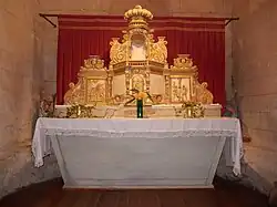 Le retable du XVIIIe&nbsp;siècle.