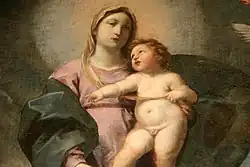 Madone de Lorette (détail).