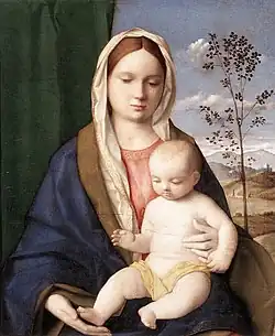 Vierge à l'Enfant, vers 1510 – Galerie Borghèse, Rome.