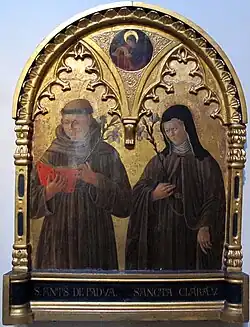 Saint Antoine de Padoue et sainte Claire, 1445/48, Camerino