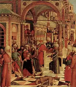 Mansueti, Saint Marc fait prisonnier.