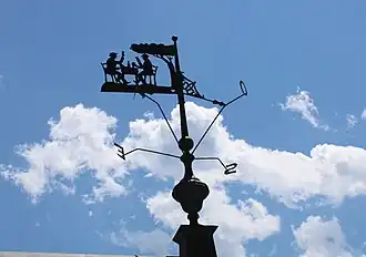 Girouette À votre santé, col d'Aspin France.