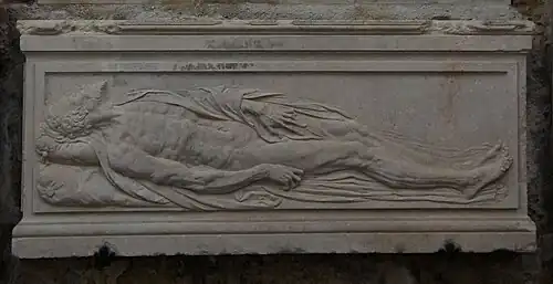 Gisant de Jérome « Burgensis »(cathédrale Saint-Étienne de Châlons)