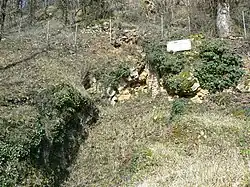 Le gisement de la Gravette en 2007.