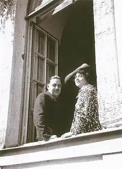 Alexandra von Wolff-Stomersee et Giuseppe Tomasi di Lampedusa en 1931 au château de Stomersee