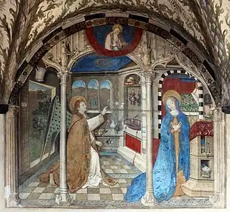 Annonciation de Giusto d'Alemagna.