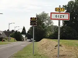 Entrée de la commune