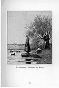 Träumerei am Wasser (Rêverie au bord de l'eau), catalogue officiel de l'exposition Münchener Jahresausstellung au palais des glaces, Munich, 1899,