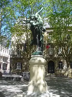 Bordeaux, place Jean-Moulin.