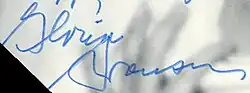 signature de Gloria Swanson
