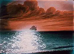 Photogramme de paysage marin.