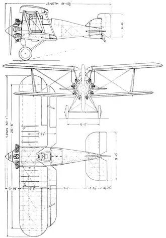 vue en plan de l’avion
