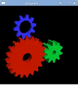 Description de l'image Glxgears Xfce.png.