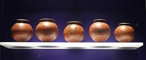 Gobelets, IIe&nbsp;siècle, mithréum II de Güglingen.