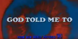 Description de l'image God Told Me To title card.png.