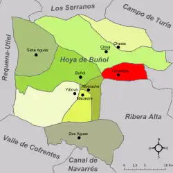 dans la comarque de la Hoya de Buñol.